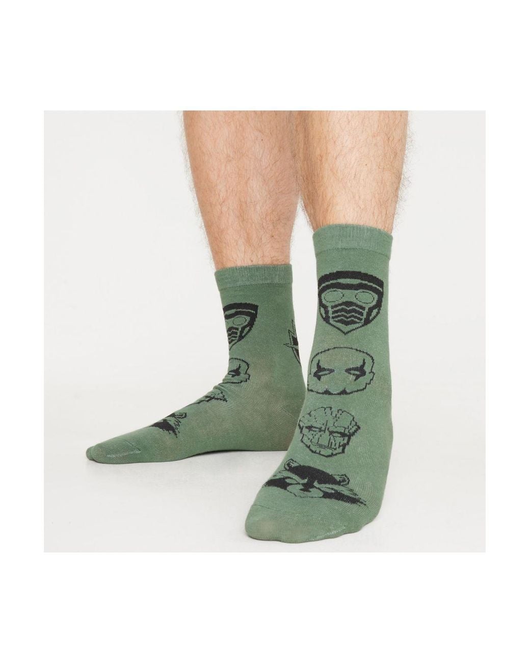 Marvel White Groot Socks 5 Pack for men