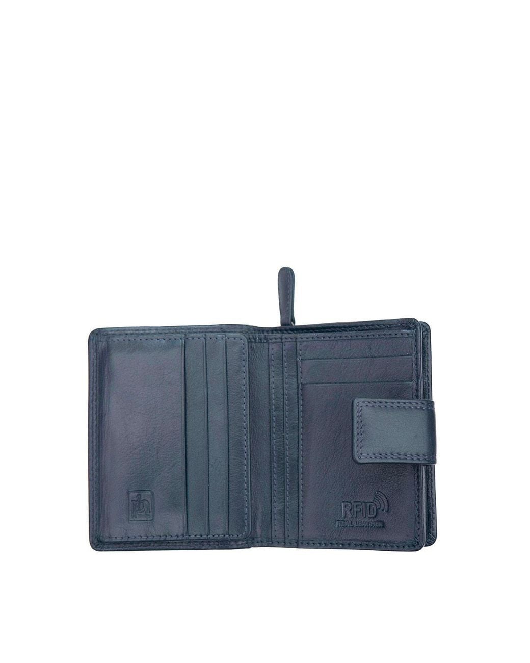 Verona Rome Primehide 'Verona' Leather Coin Purse in Blue | Lyst UK