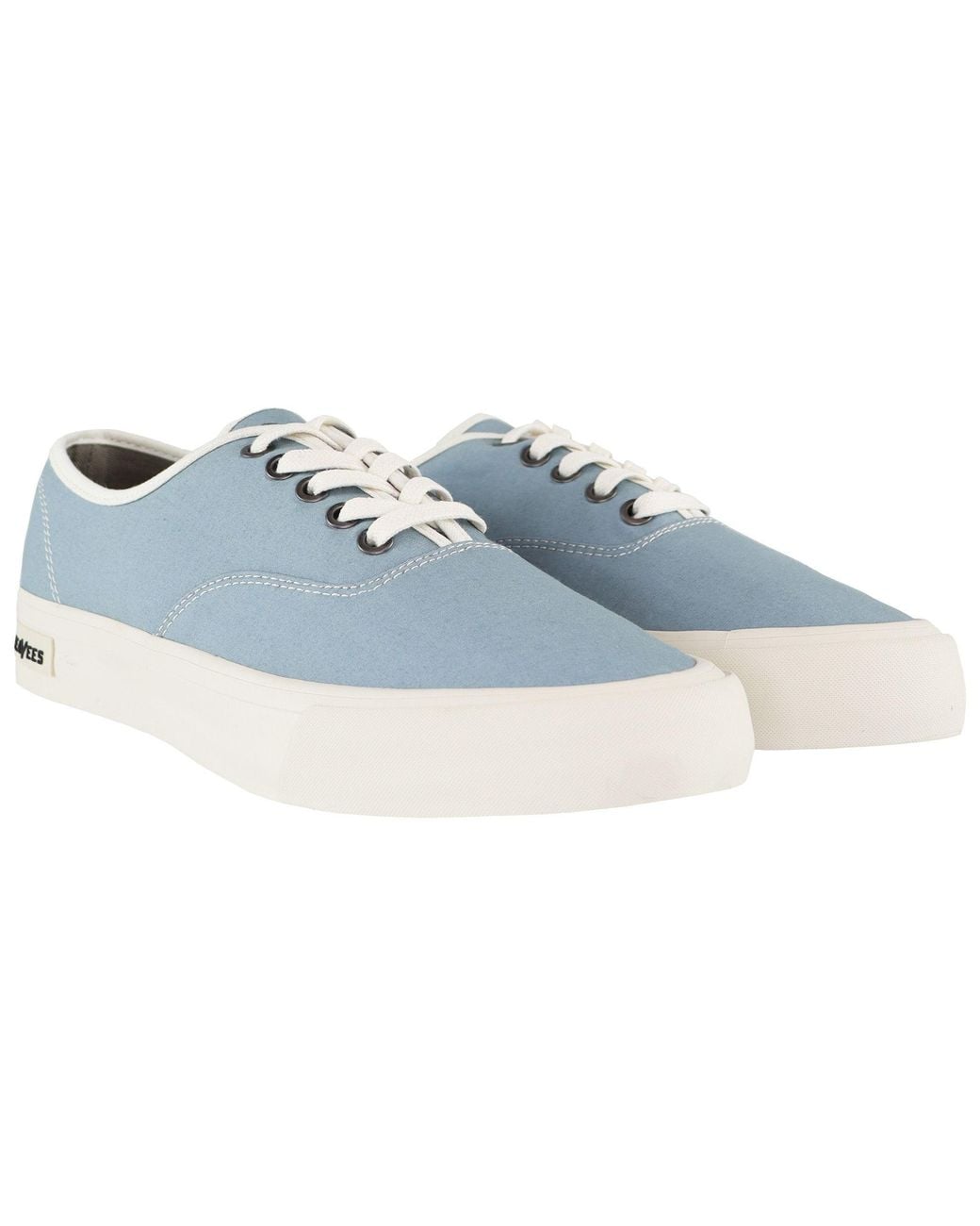 Seavees Blue Legend Lace-Up Synthetic Plimsolls for men
