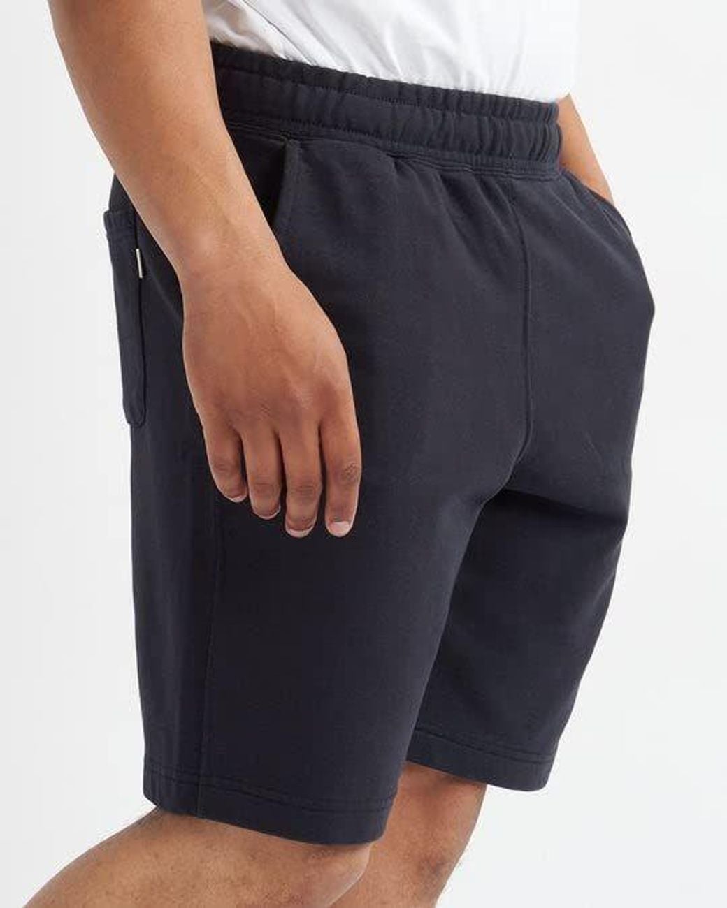 Alse Studio Black 100% Cotton Premium Quality Soft Touch Shorts With Pocket for men