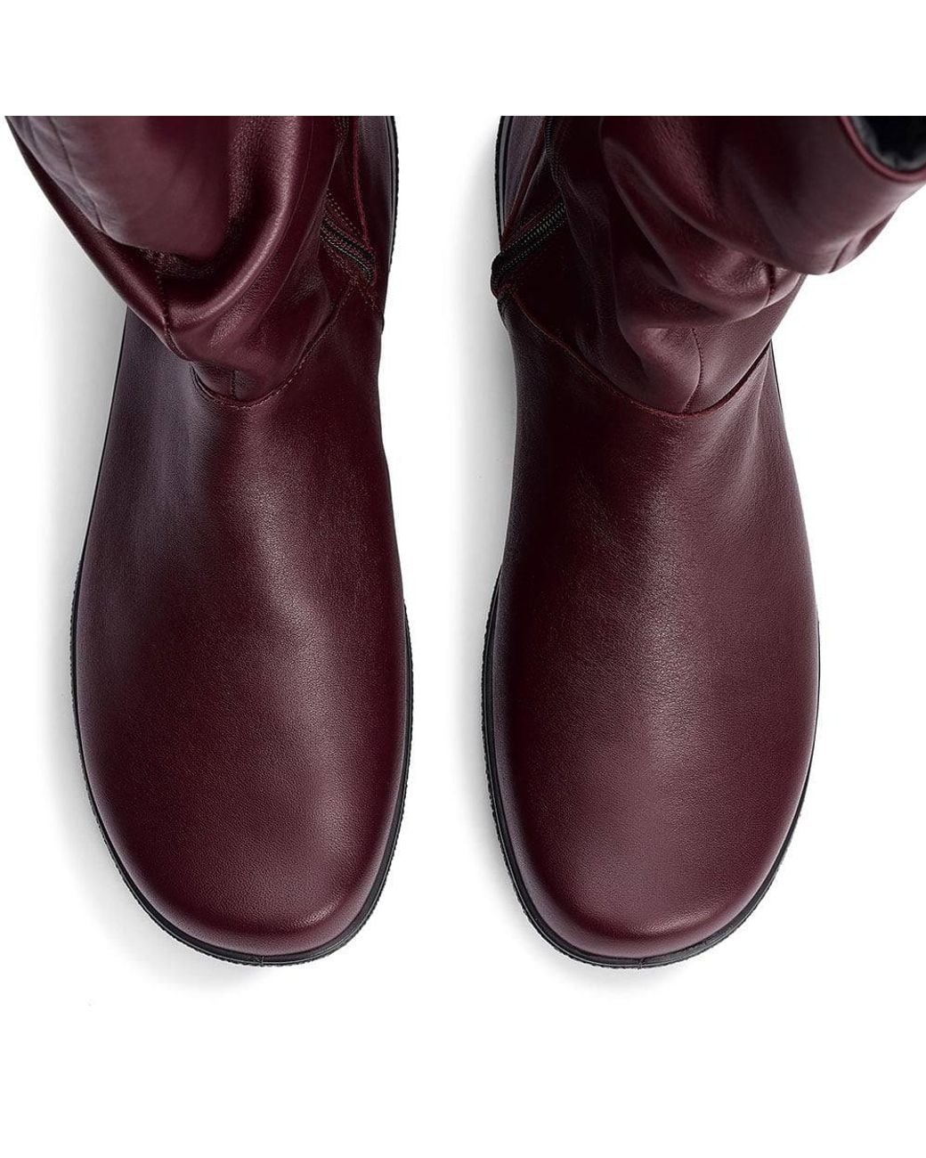 Hotter Purple 'Derrymore Ii' Mid Calf Boots