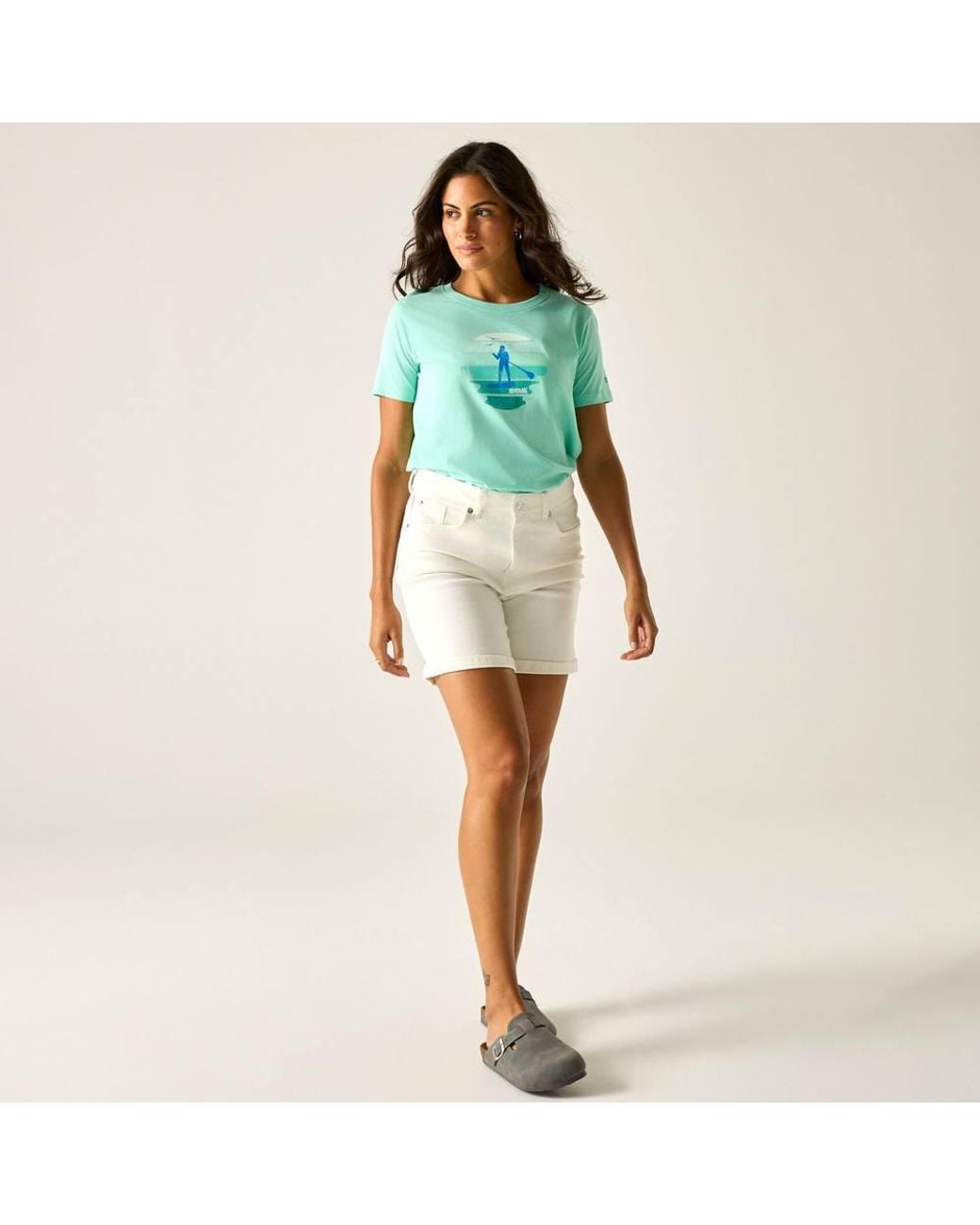 Regatta Green Filandra Ix Short Sleeved Graphic T-Shirt