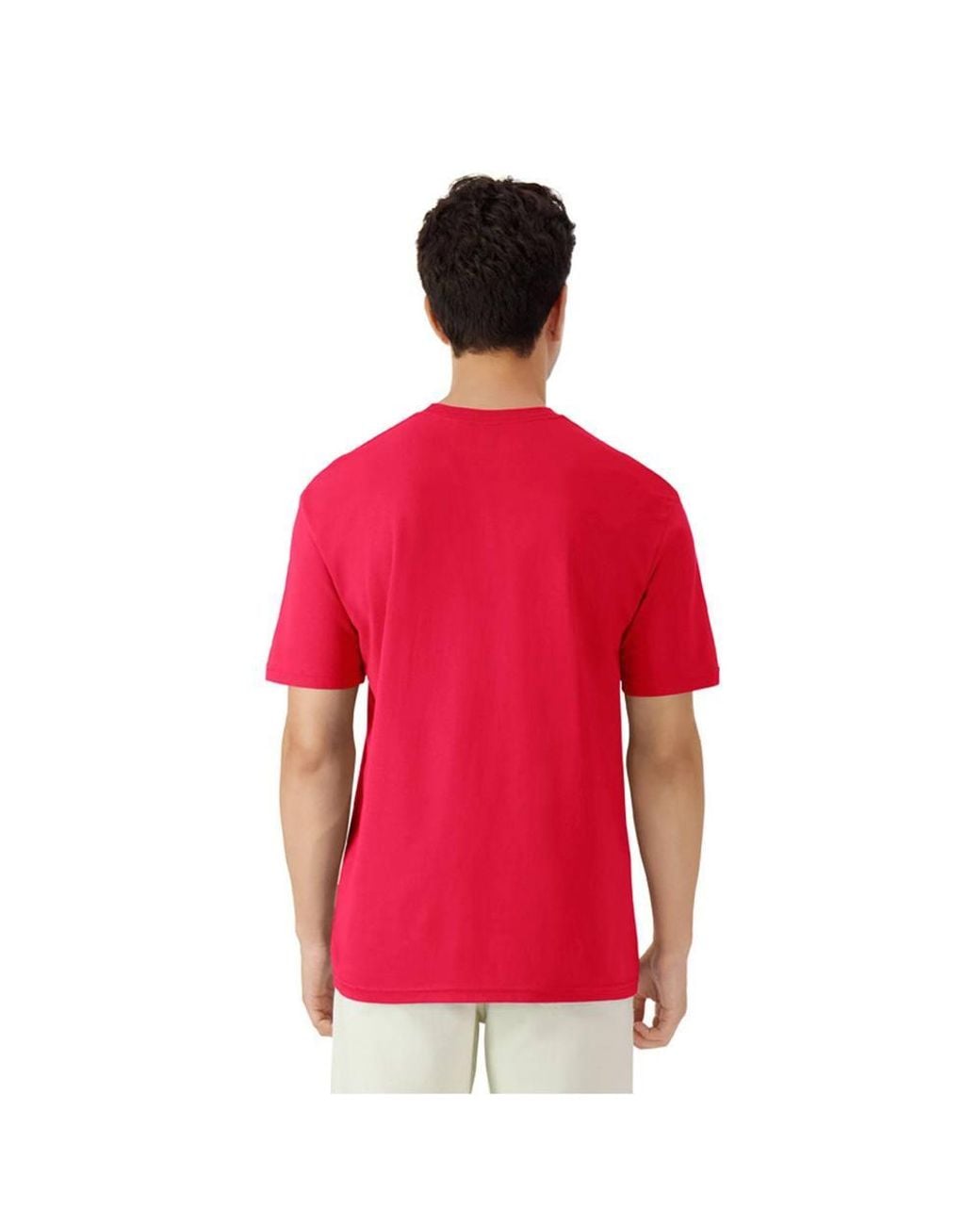 Gildan Red Cotton Lightweight T-Shirt for men