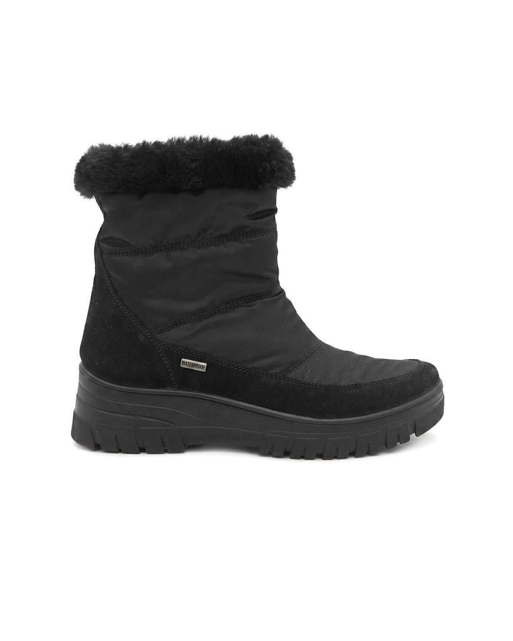 Jones Bootmaker Black Mariquita Warm Lined Snow Boots