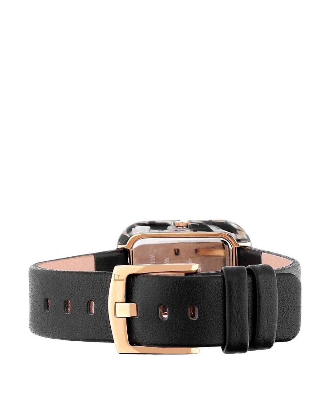 Furla Metallic Elisir Dial Calfskin Leather Watch
