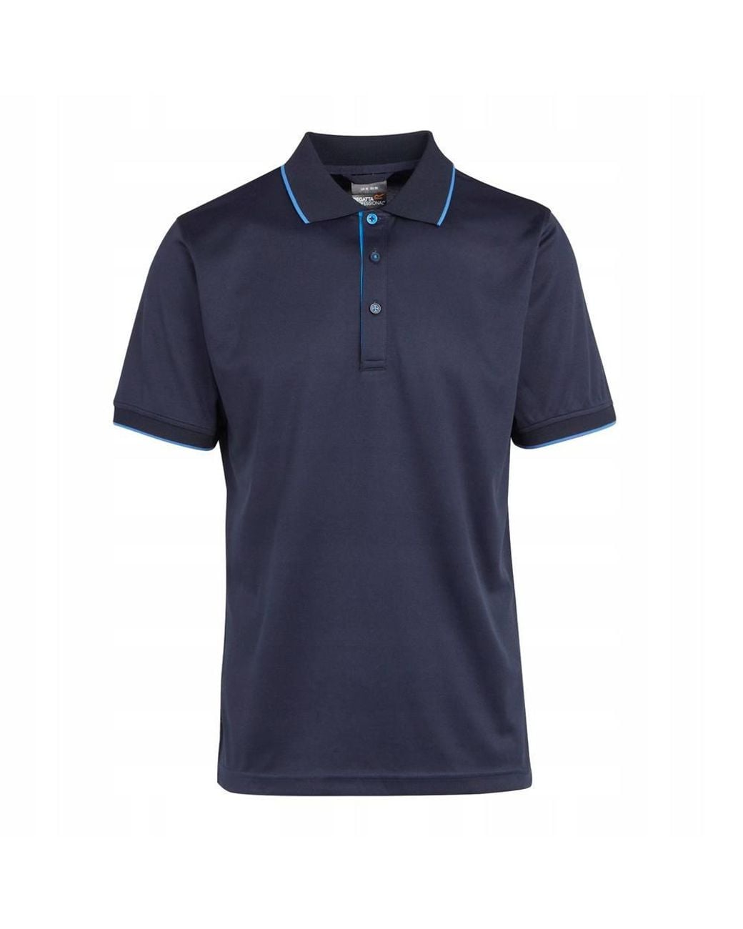 Regatta Blue Navigate Short-Sleeved Polo Shirt for men