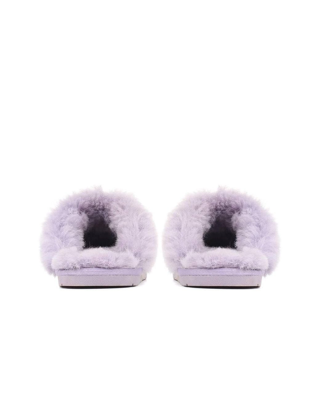 Jones Bootmaker Purple Bella-Rose Sheepskin Mule Slippers