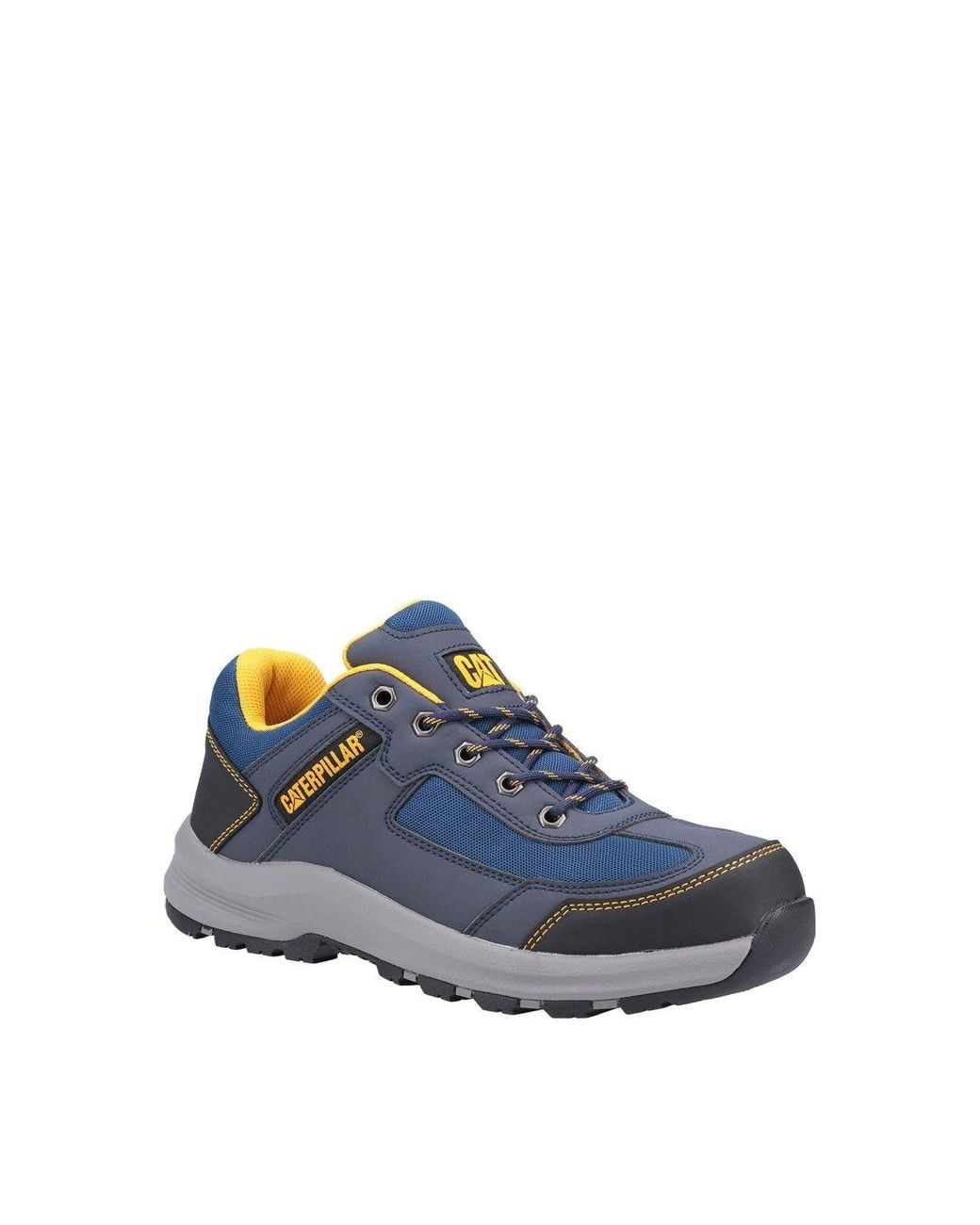 Caterpillar Blue 'Elmore Low' Safety Trainers for men