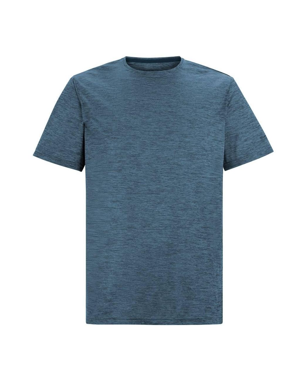 Regatta Blue Fingal Edition Short Sleeved Marl T-Shirt for men