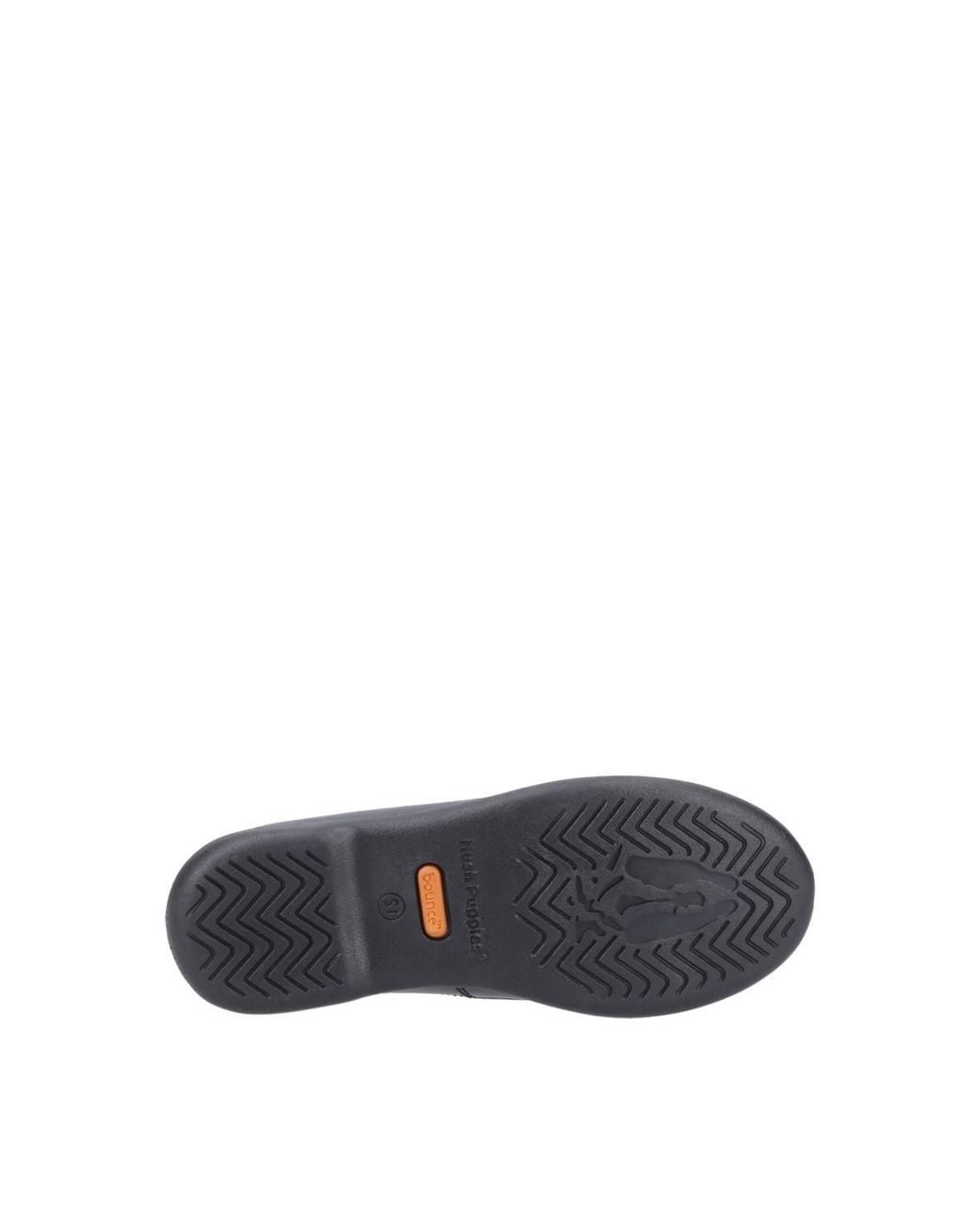 Hush Puppies White Bethany Patent Senior Shoe