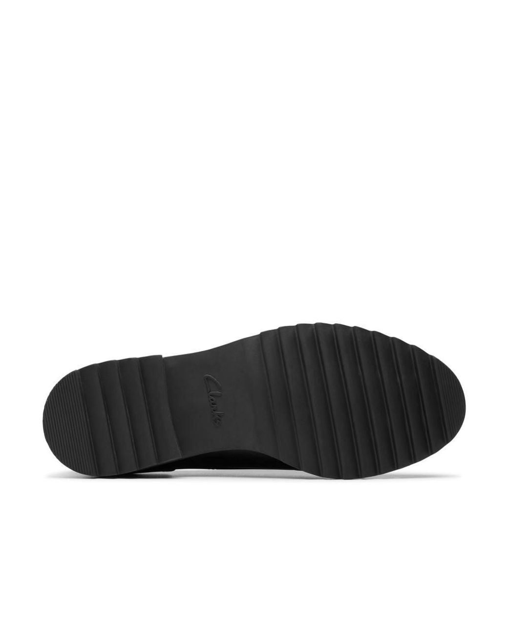 Clarks Black Griffin Mabel 2 Leather Derby Shoes, Lace Up