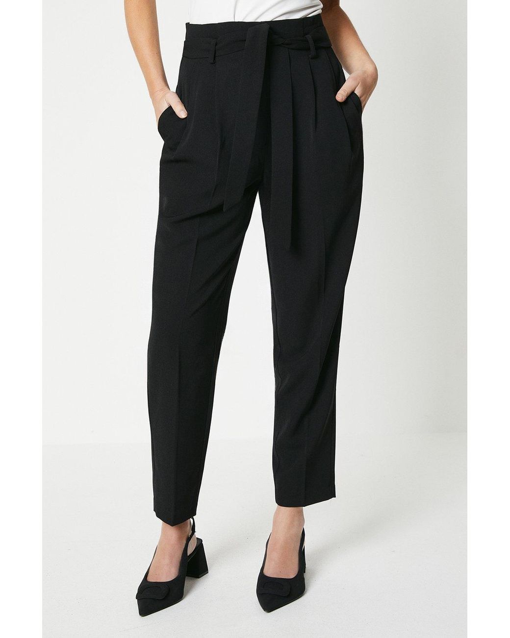 Paperbag hot sale pants petite