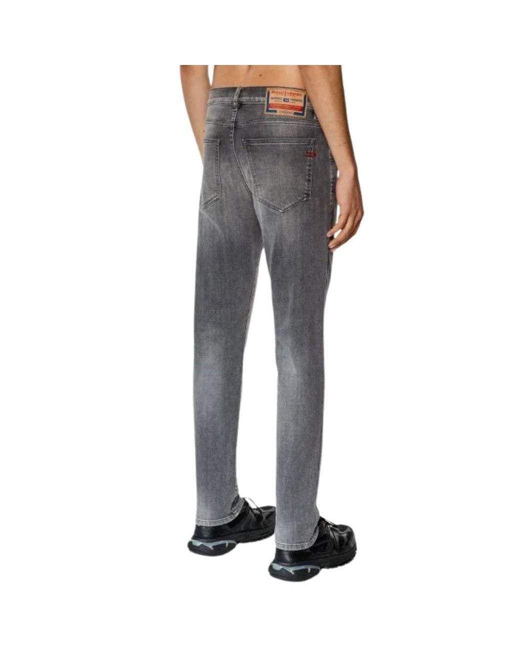 DIESEL Gray 2019 D-Strukt Wash Jeans for men