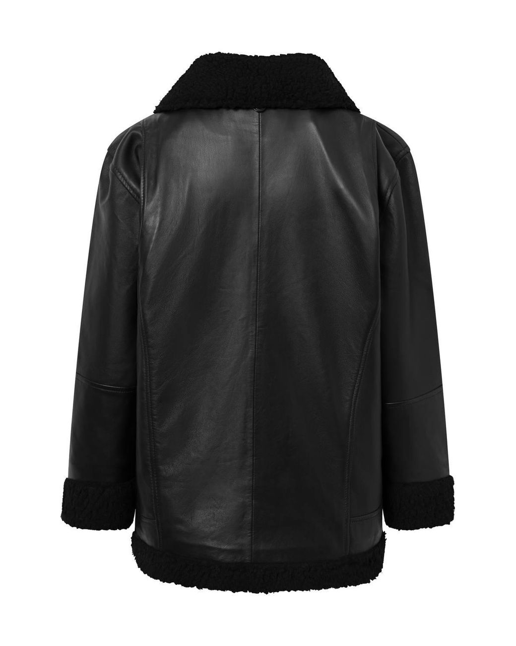 Bolongaro Trevor Black Real Leather Eden Shearling