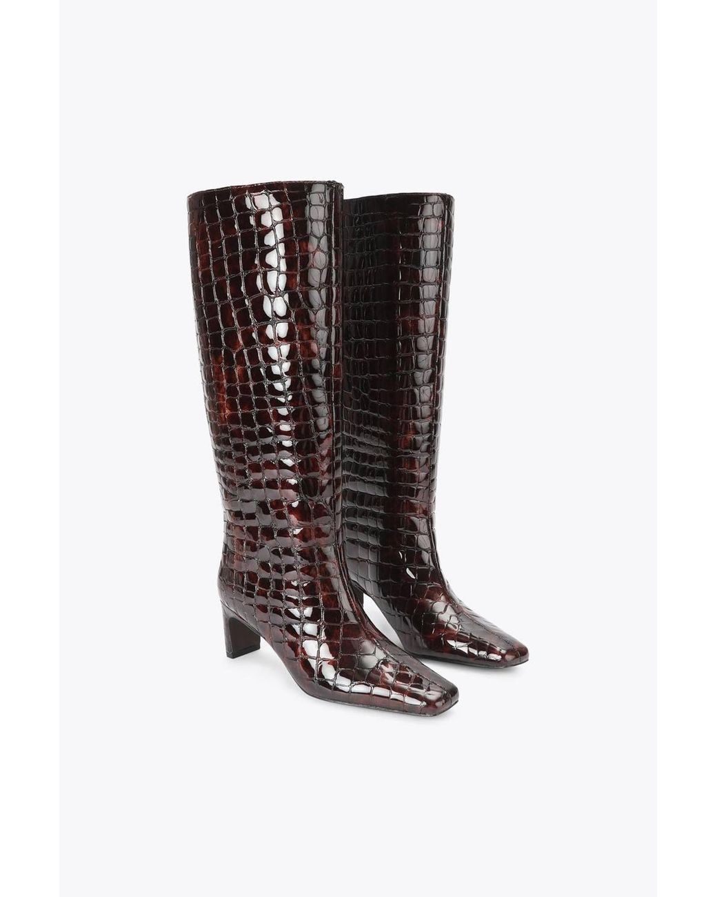 Steve Madden Black 'Jendi Leather' Leather Boots