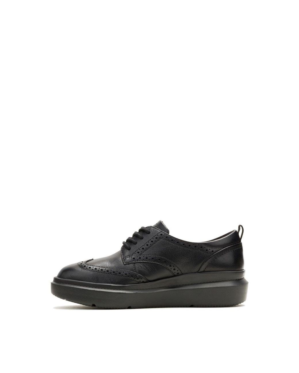 Hush Puppies Black Joy Wingtip Lace Up