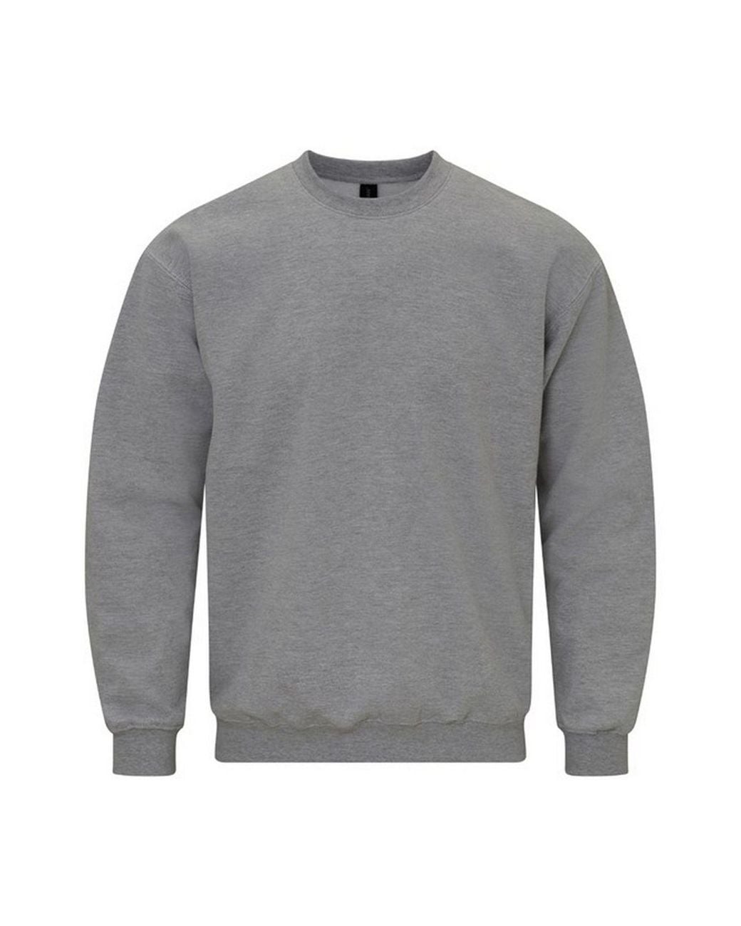Gildan Gray Softstyle Fleece Midweight Sweatshirt for men