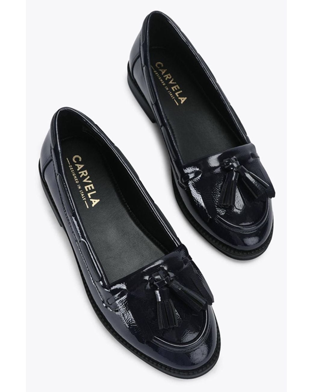 Carvela Kurt Geiger Black 'Ambra' Patent Flats