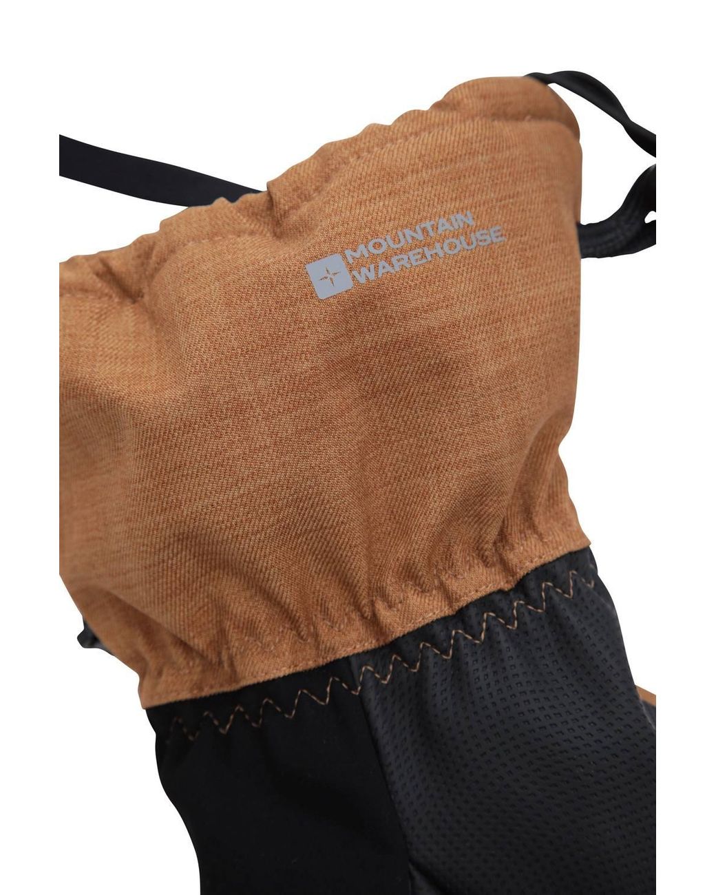 Mountain Warehouse Black 'Lodge' Warm Soft Lightweight Snowproof Textured Skiing Winter Gloves for men