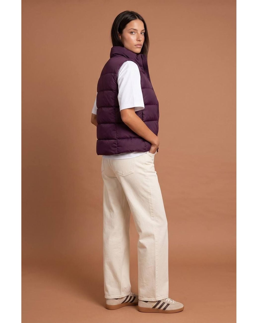Urban Bliss Blue Lightweight Bag Puffer Gilet