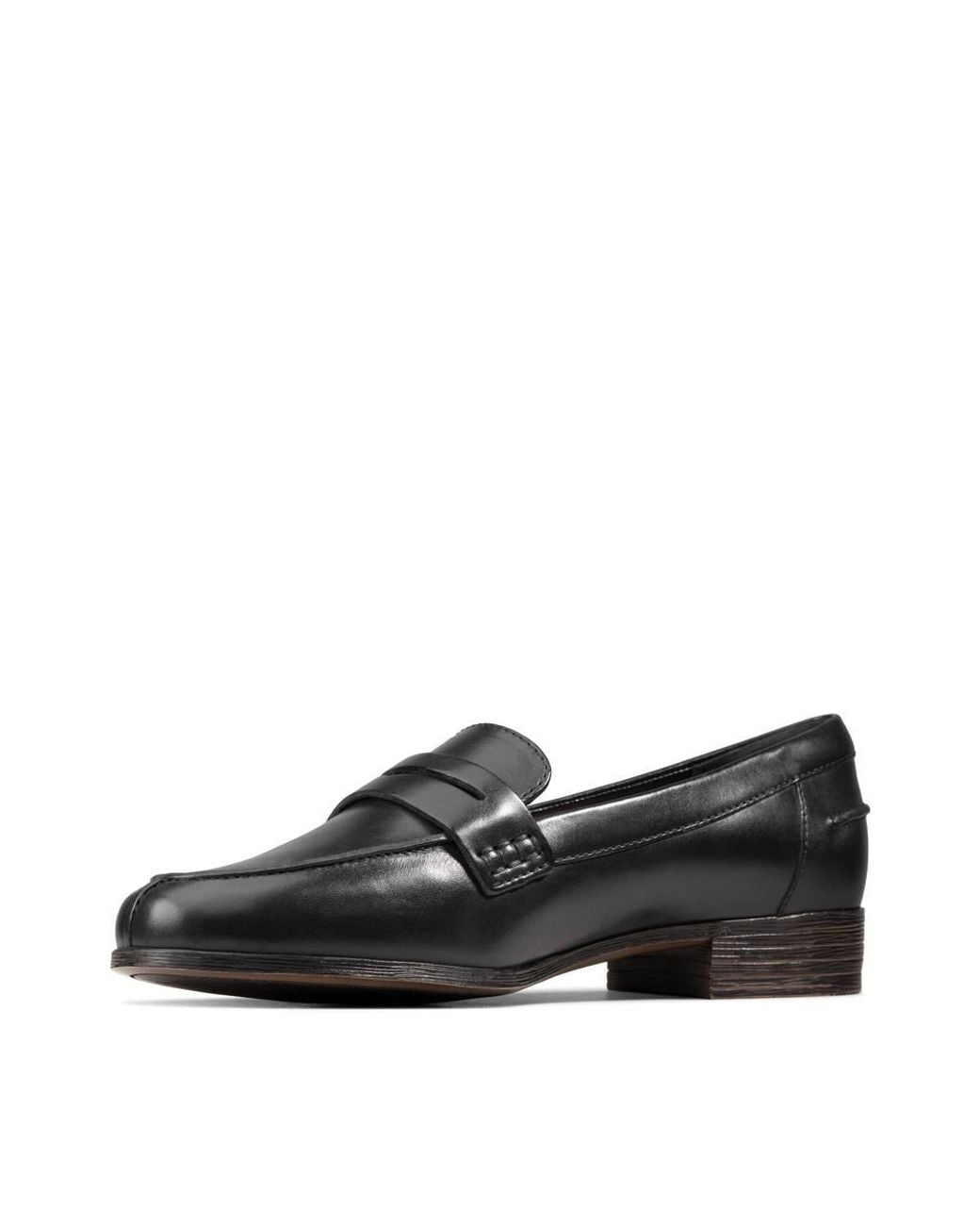 Clarks Black Hamble Loafer Leather Loafers, Slip Ons