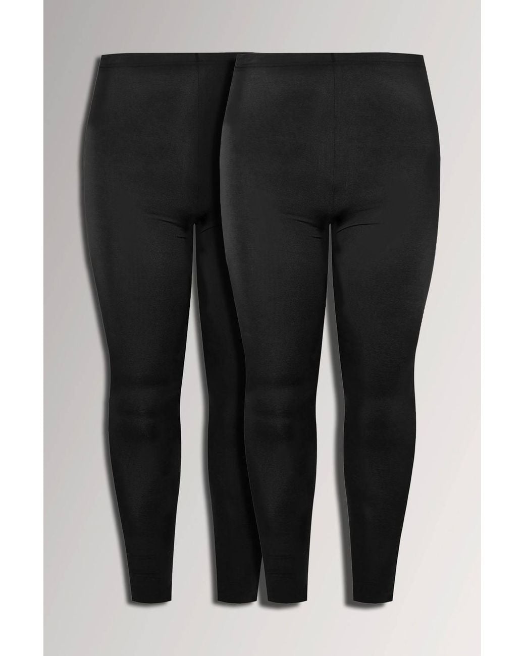 Yours Black 3 Pack Leggings