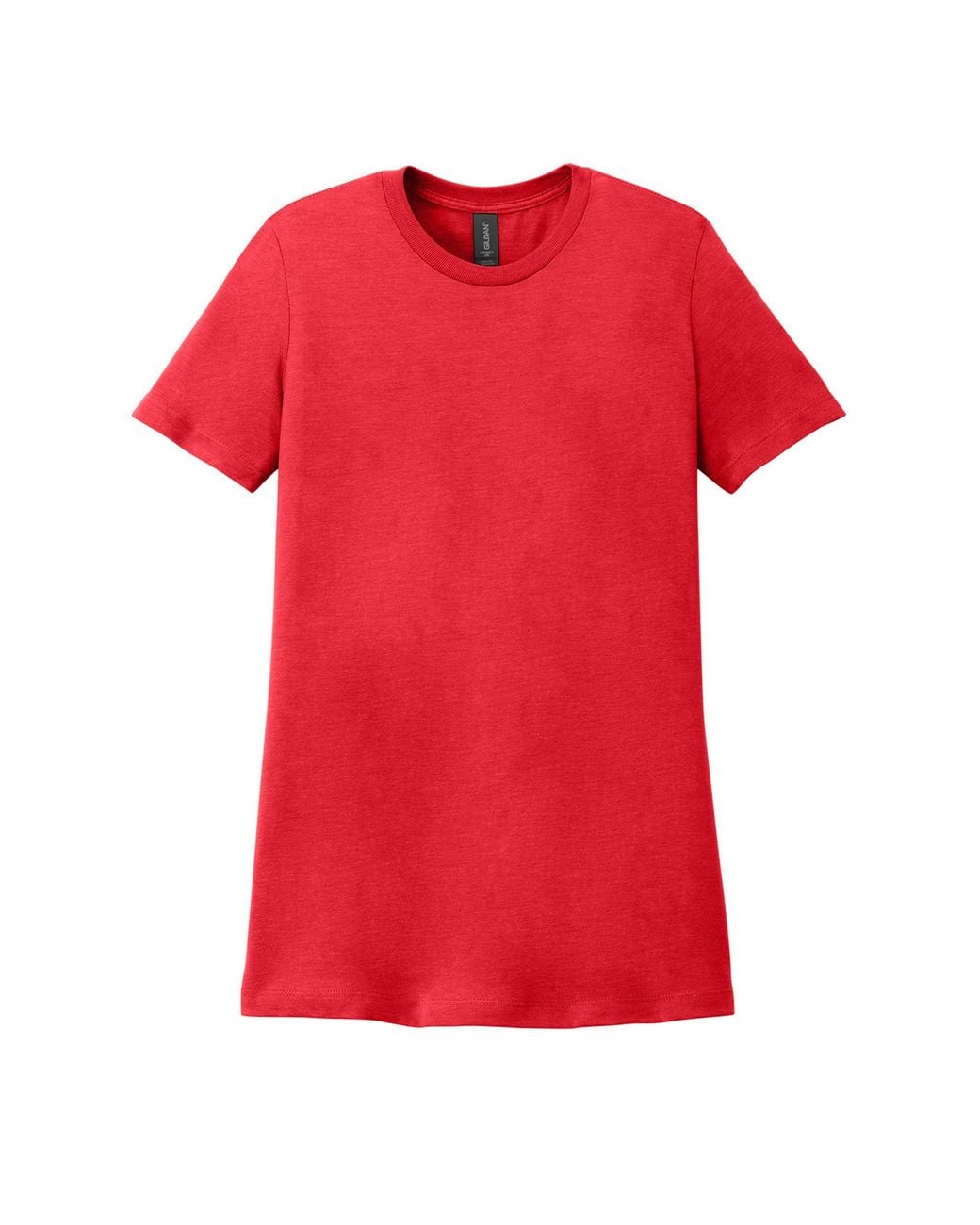 Gildan Red Cvc Soft Touch T-Shirt
