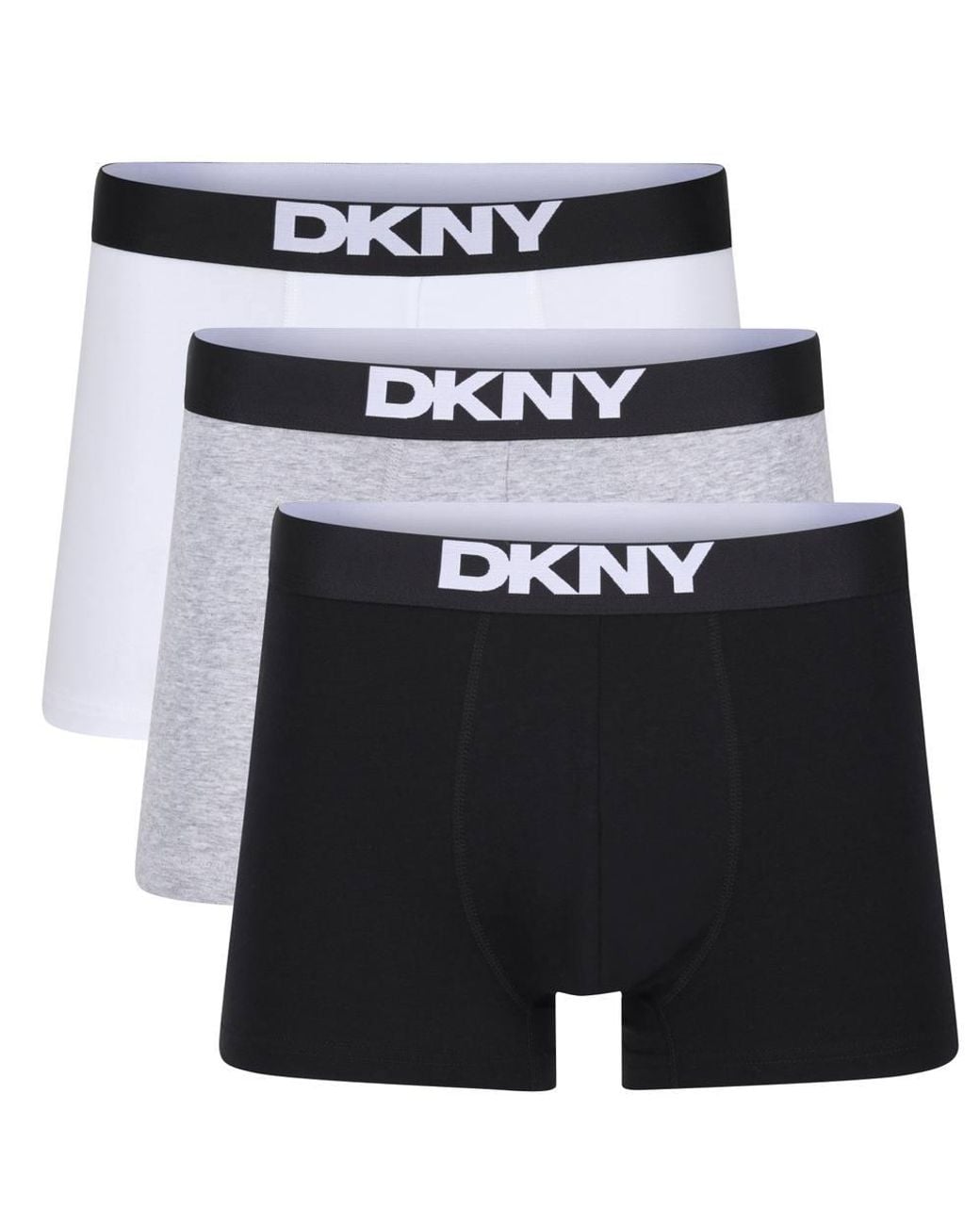DKNY Black 3 Pack New York Trunks for men