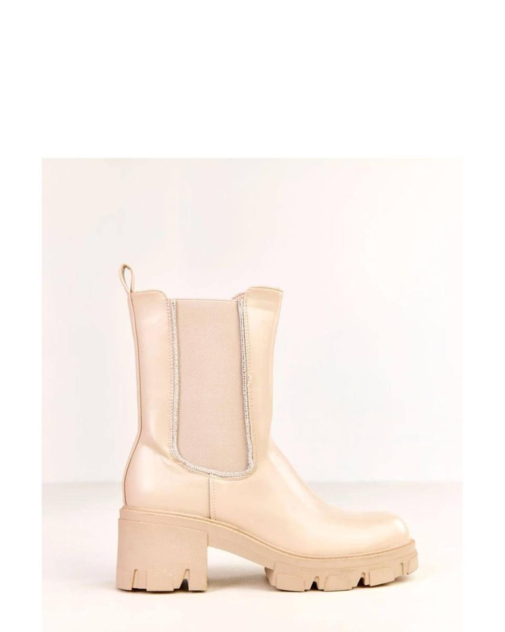 Love Lace Brown Stylish Ankle Boots With Elastic Fit & Subtle Heel Comfort