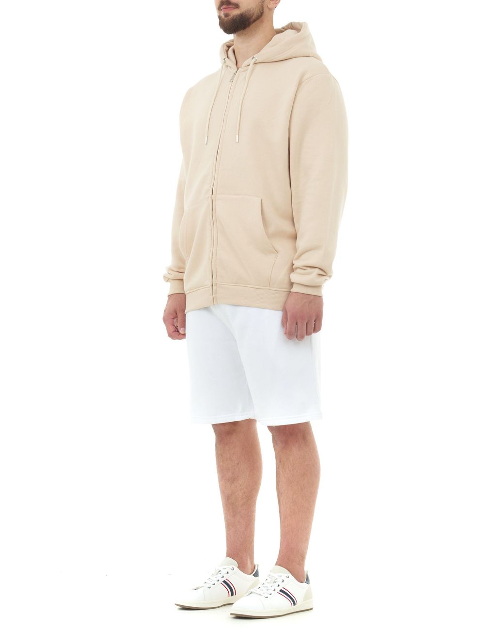 Smart Living Natural Zip-Up Hoodie for men