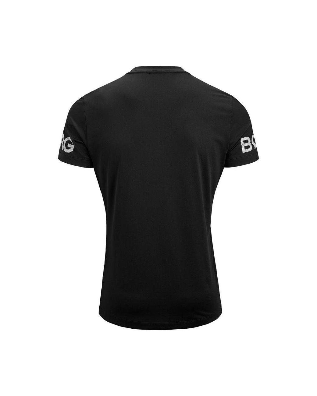 Björn Borg Black Designer Sports Running T-Shirt for men