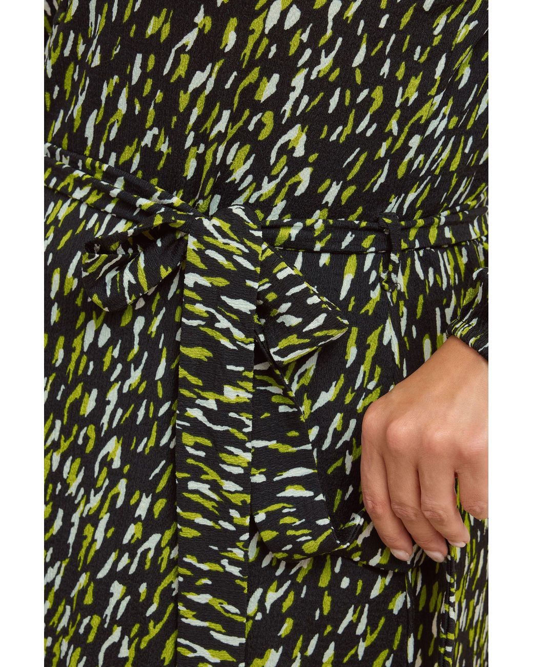 Evans Green Split Front Dress
