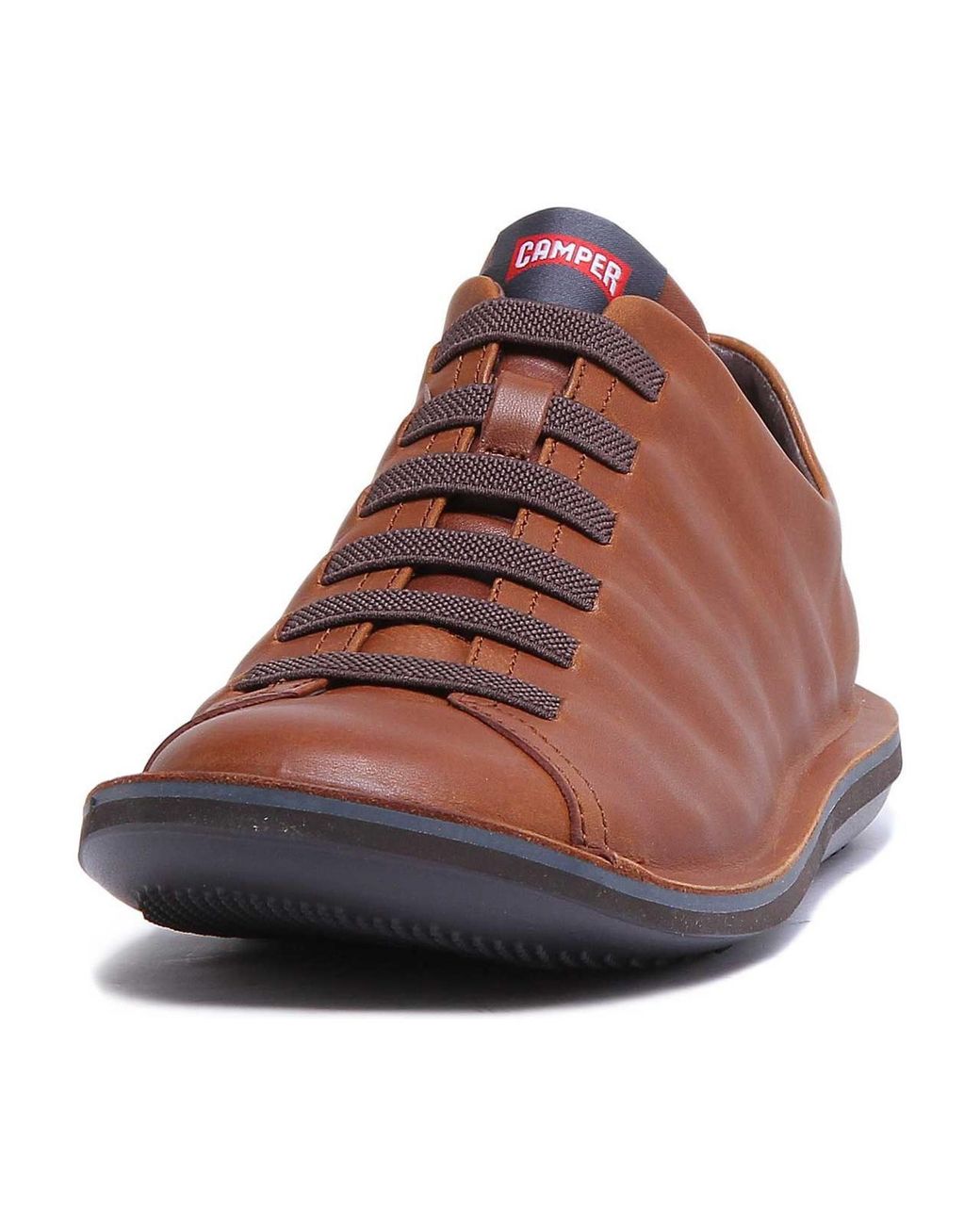 Camper Brown 'Beetle' Leather Shoes for men