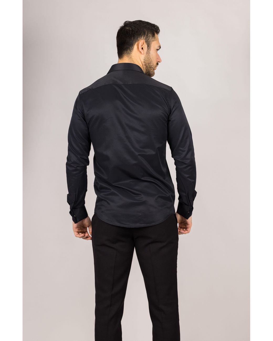TruClothing Blue Long Sleeve Regular Fit Double Cuff Twill Oxford Shirt for men