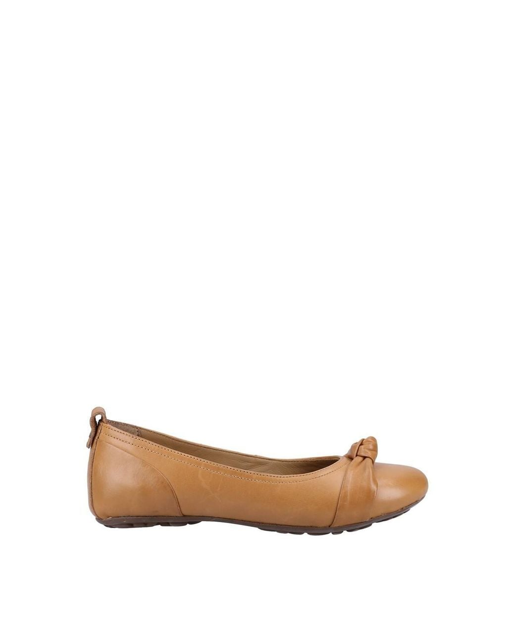 Hush Puppies White 'Jada' Knot Ballerina Flat