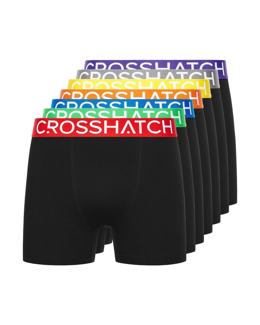 Crosshatch Blue Septet Boxers 7 Pack for men