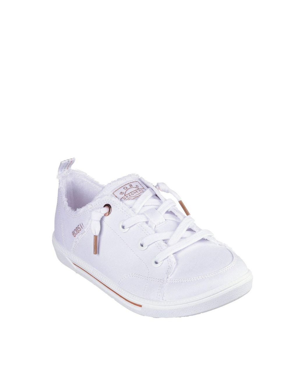 Skechers White Cute 2.0 Lace Slip On Trainers