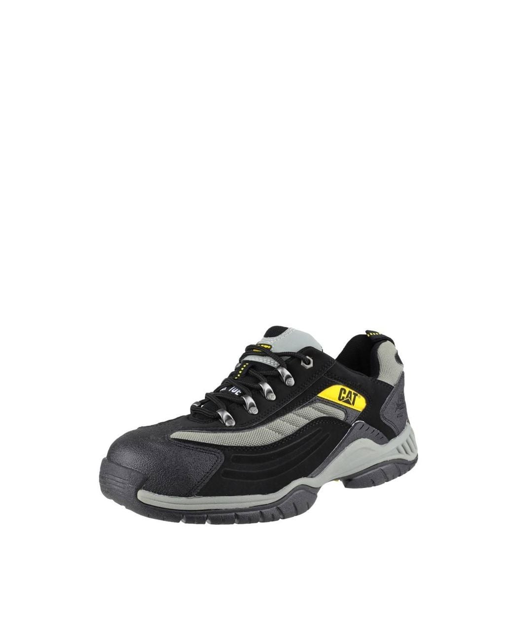 Caterpillar Black 'Moor' Leather Trainers for men