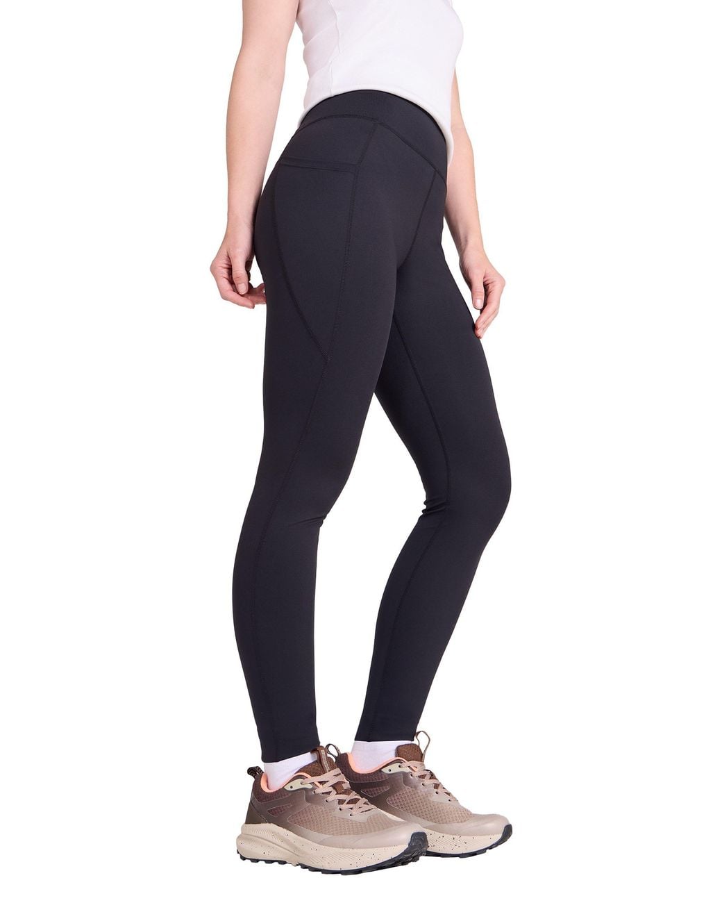 Mountain Warehouse Blue 'Blackout' Lightweight Stretchy Moisture Wicking High Waisted Leggings