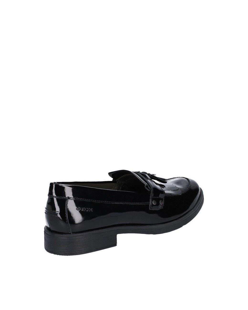 Geox Black J Agata A Slip On Shoe