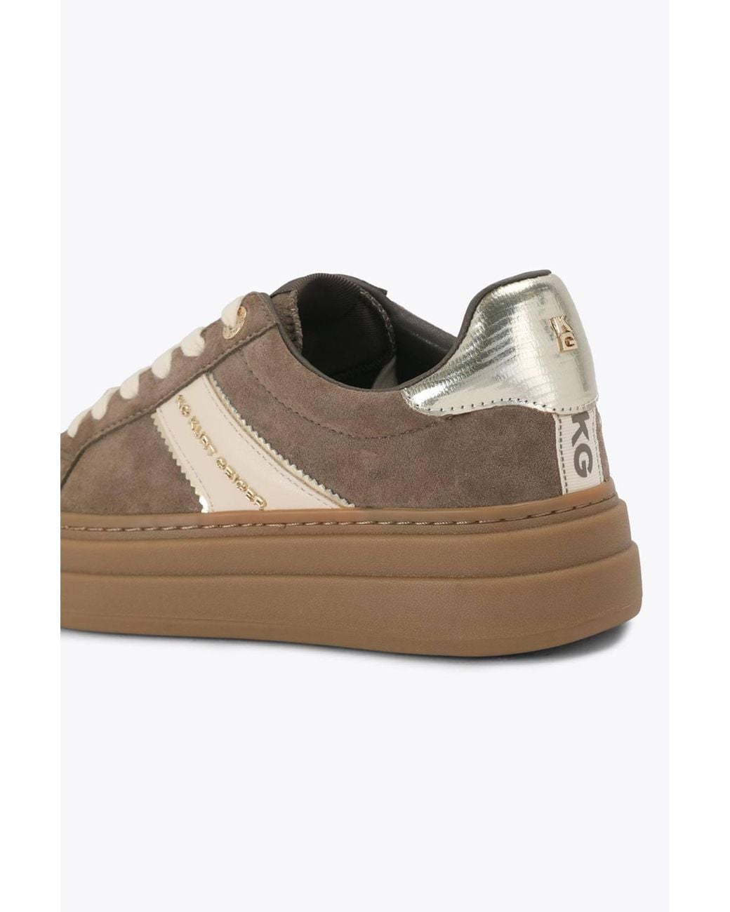 KG by Kurt Geiger Brown 'Leap' Suedette Trainers
