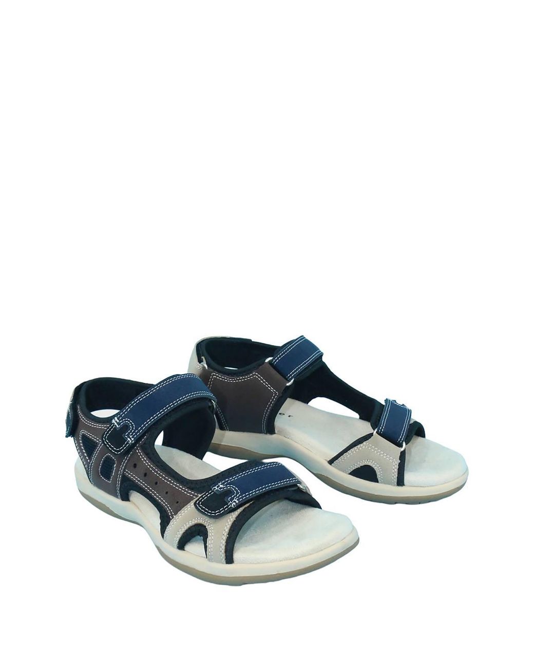 Chums Blue Walking Wide Fit Touch Fasten Sandal