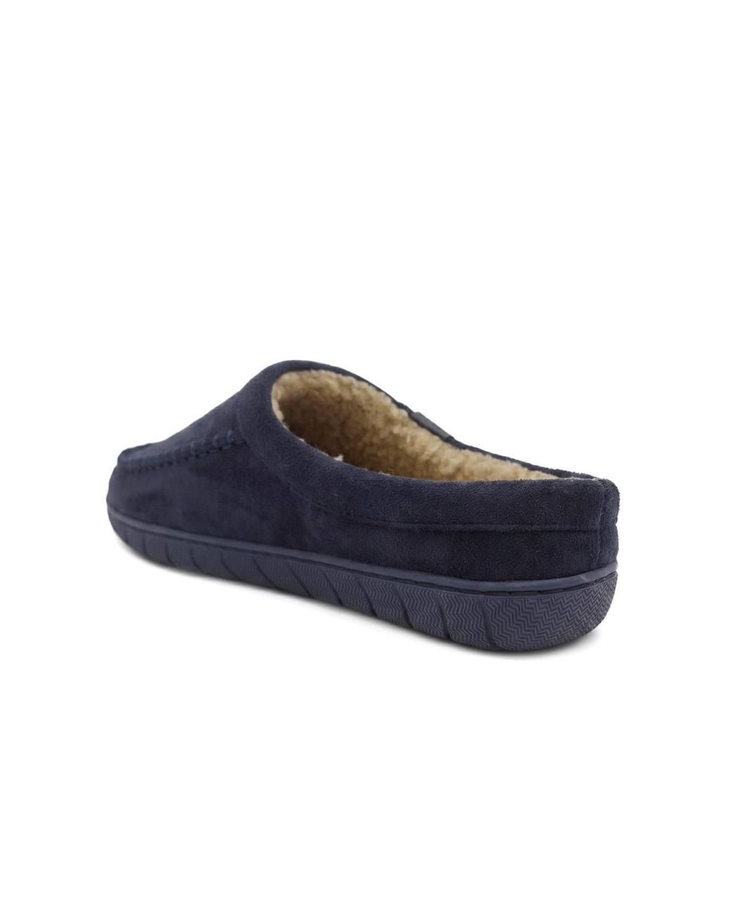 Pavers Blue Cushioned Mule Slippers for men