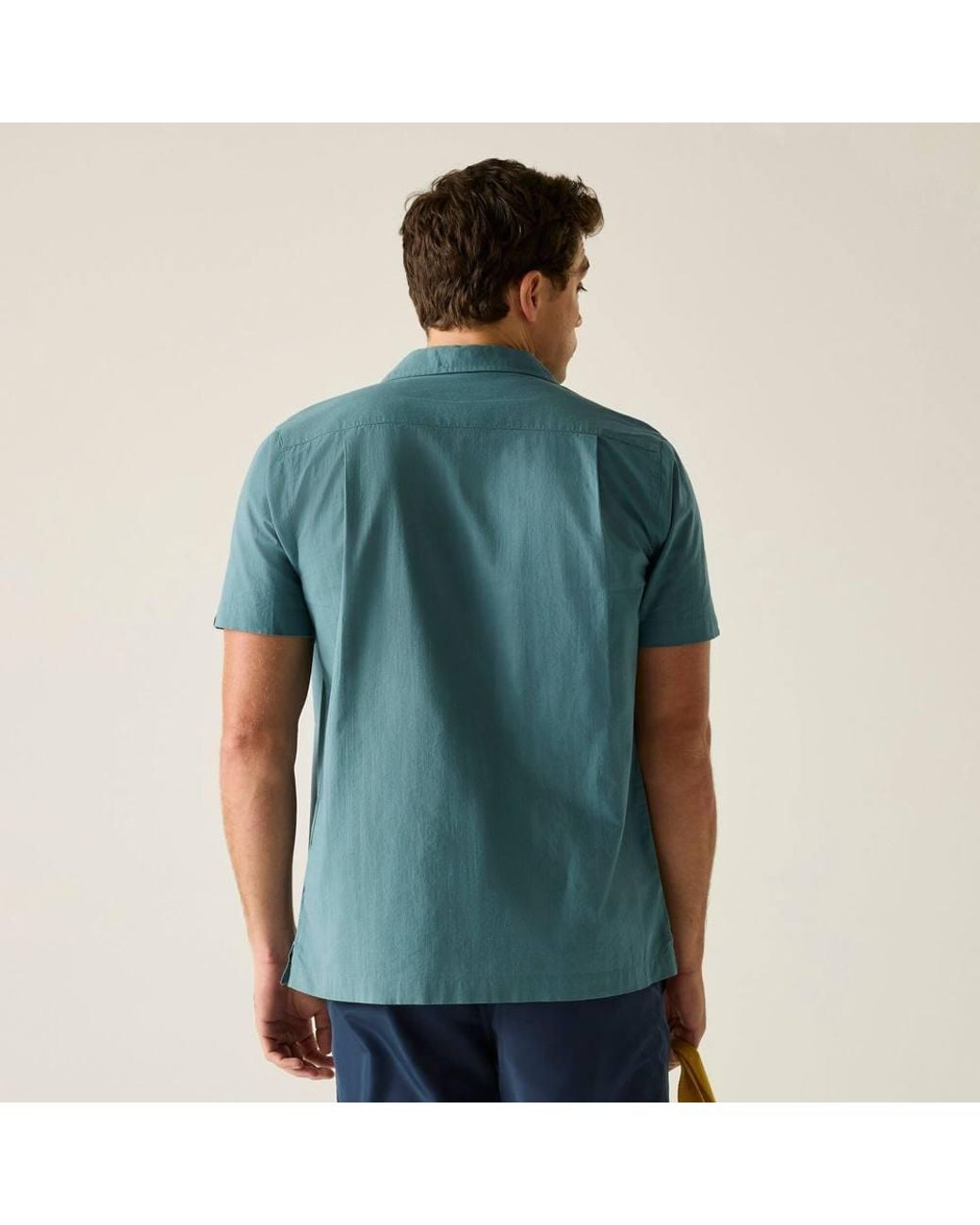 Regatta Blue Hadlin Short Sleeve Shirt for men