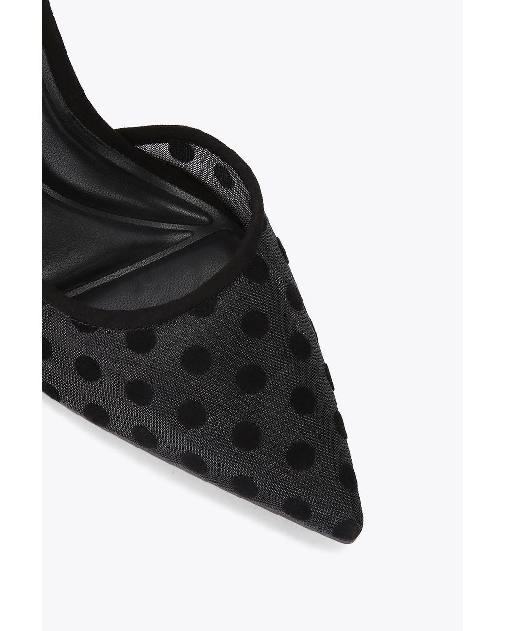 Carvela Kurt Geiger Black 'Positano D Orsay Polka' Fabric Heels