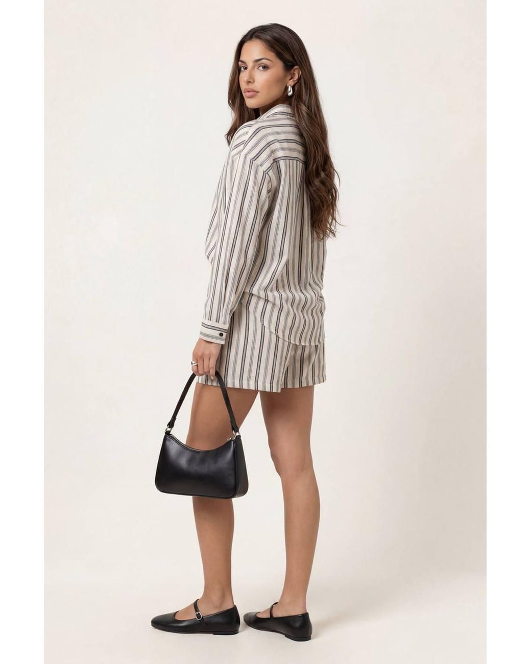 Urban Bliss Natural Stripe Bermuda Short