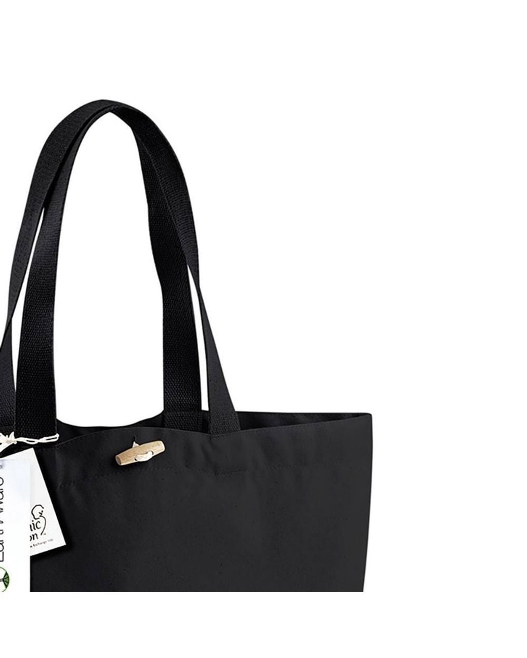 Westford Mill Black Earthaware Cotton Tote Bag 34Cm X 34Cm X 17Cm