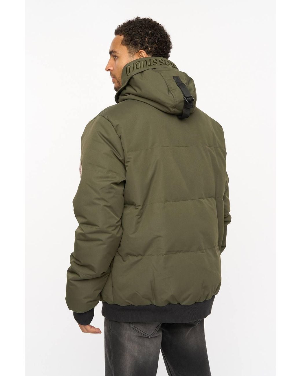 Henleys Green Traction Bomber Jacket for men