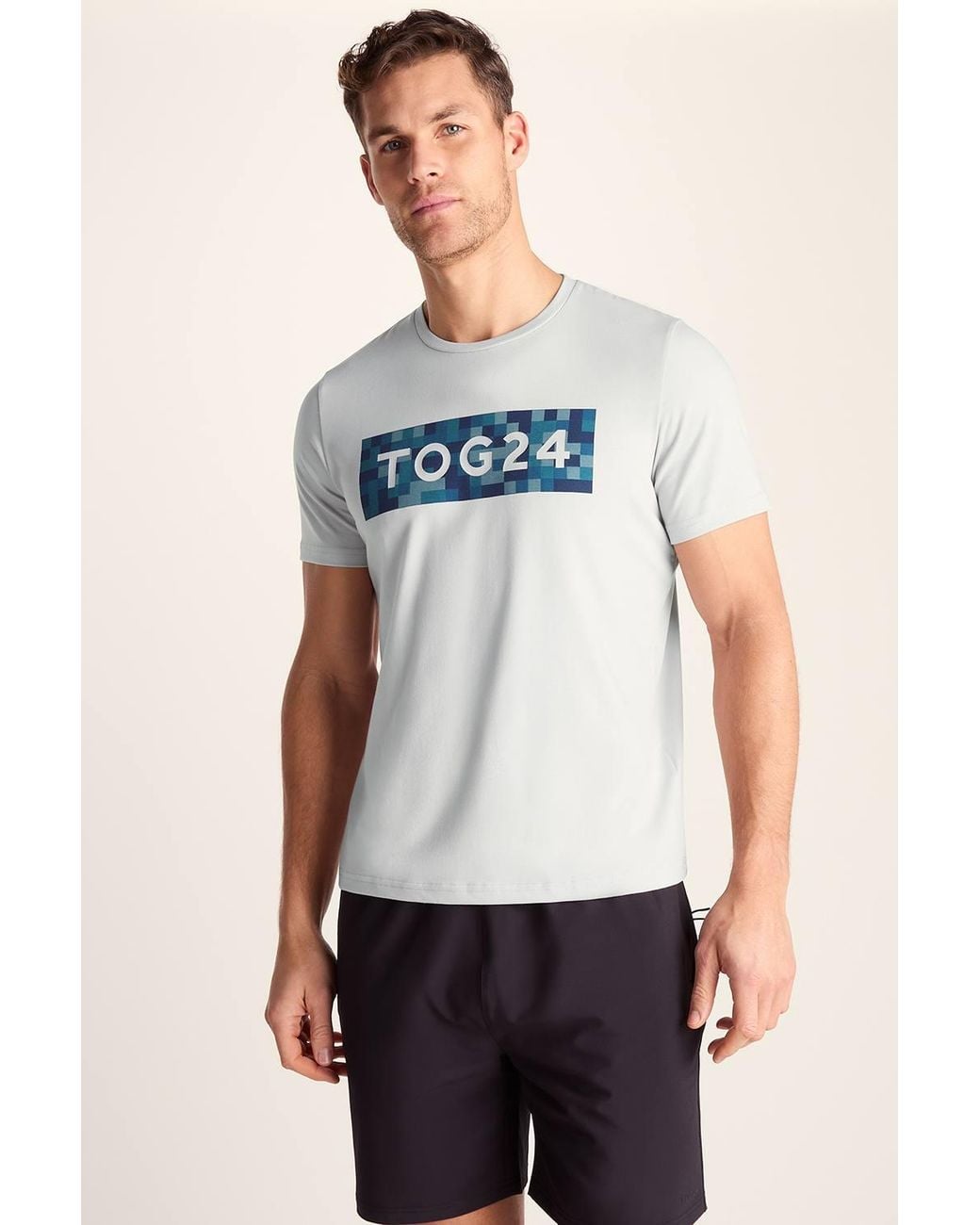 TOG24 Blue 'Abel' Breathable Performance T-Shirt for men