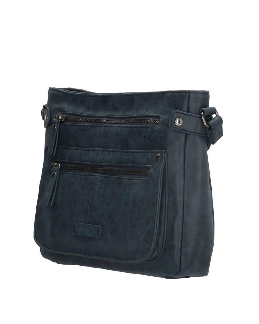 Enrico Benetti Blue Noumea Single Handle Vegan Leather Shoulderbag